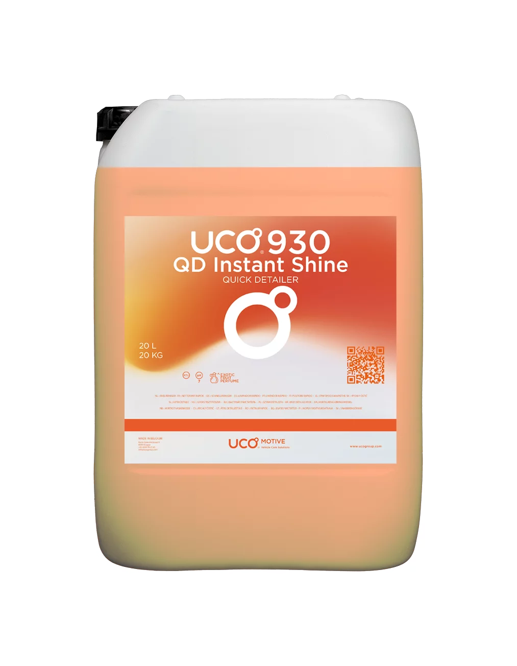 UCO® 930 QD Instant Shine Quick Detailer - 0,95/5/20 liter