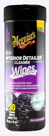 Meguiars Quik Interior Detailer Wipes - 30 wipes