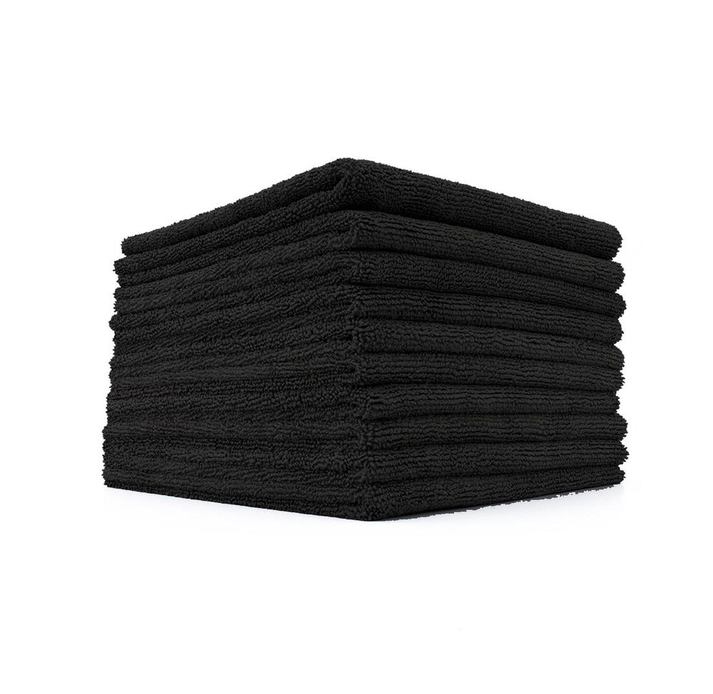 10-Pack Microvezeldoek Edgeless 365 GSM Zwart