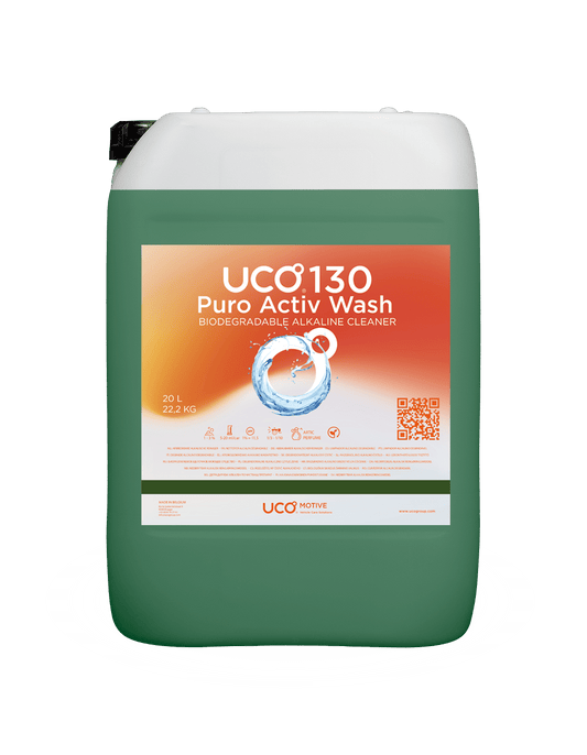UCO® 130 Puro Activ Wash | Geparfumeerde Alkalische Reiniger - Biodegradable Alkaline Cleaner - 20 liter