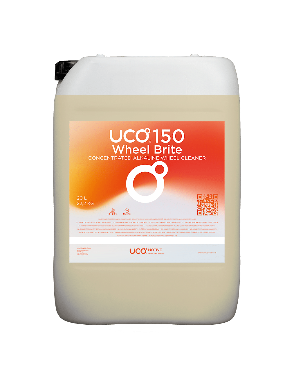 UCO® 150 Wheel Brite | Geconcentreerde Alkalische velgenreiniger - 20 liter