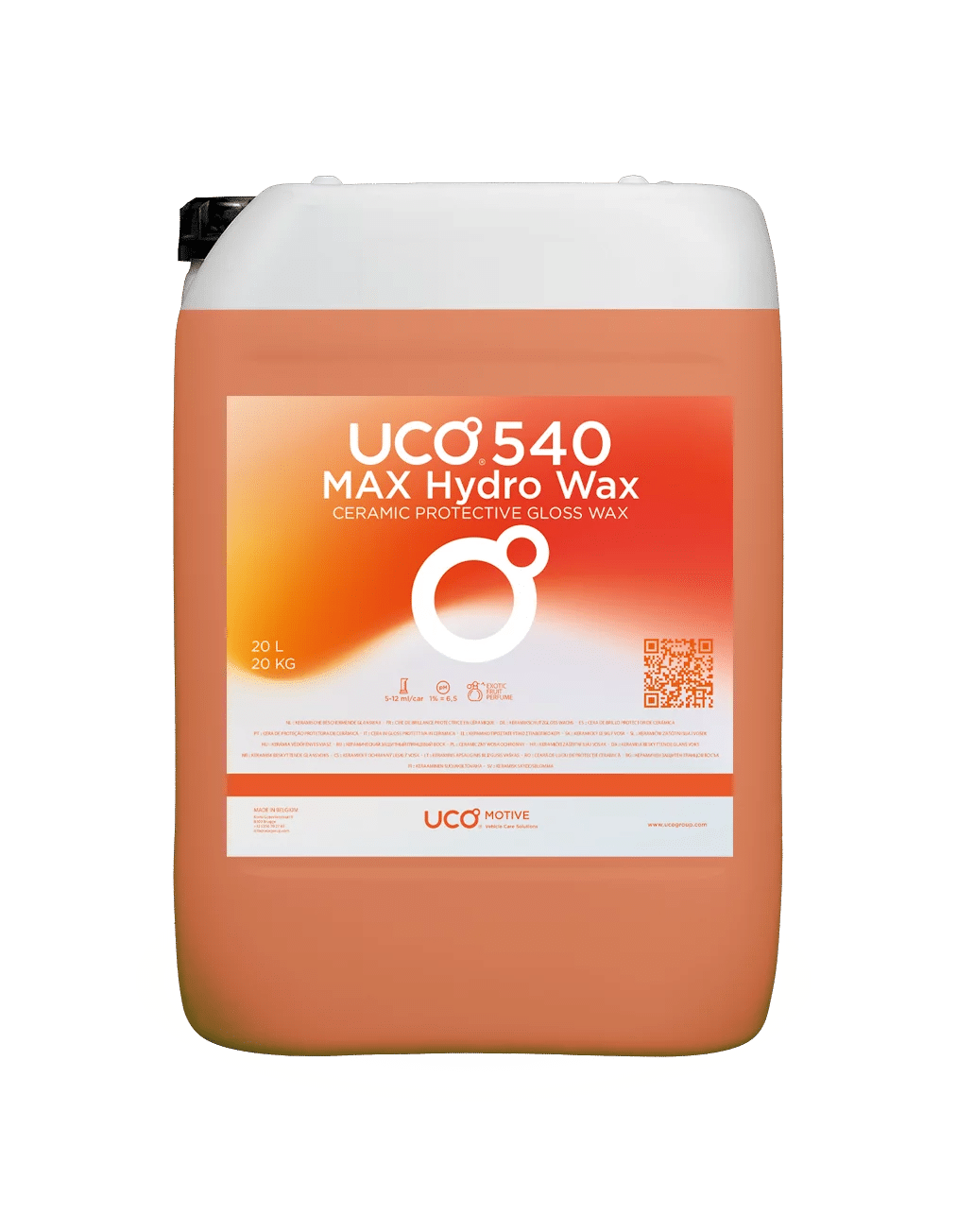 UCO® 540 MAX Hydro Wax - Ceramic Protective Gloss Wax - 20 liter
