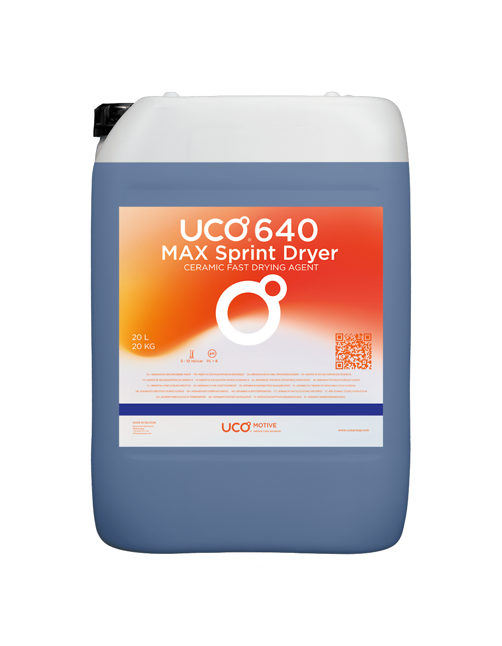 UCO® 640 MAX Sprint Dryer - Ceramic Fast Drying Agent 20 liter
