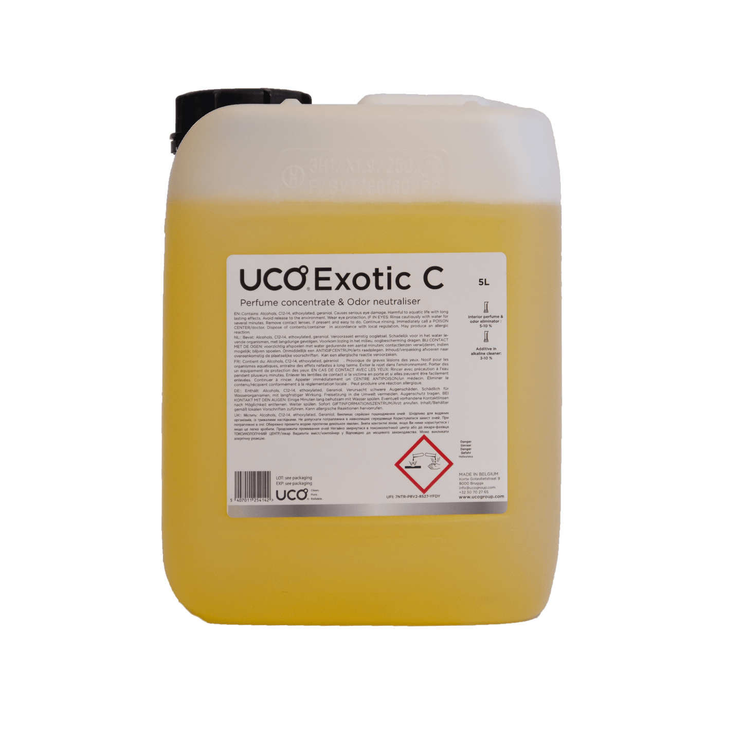 UCO® Exotic C Geconcentreerd Parfum & Geurneutralisator - 5 liter
