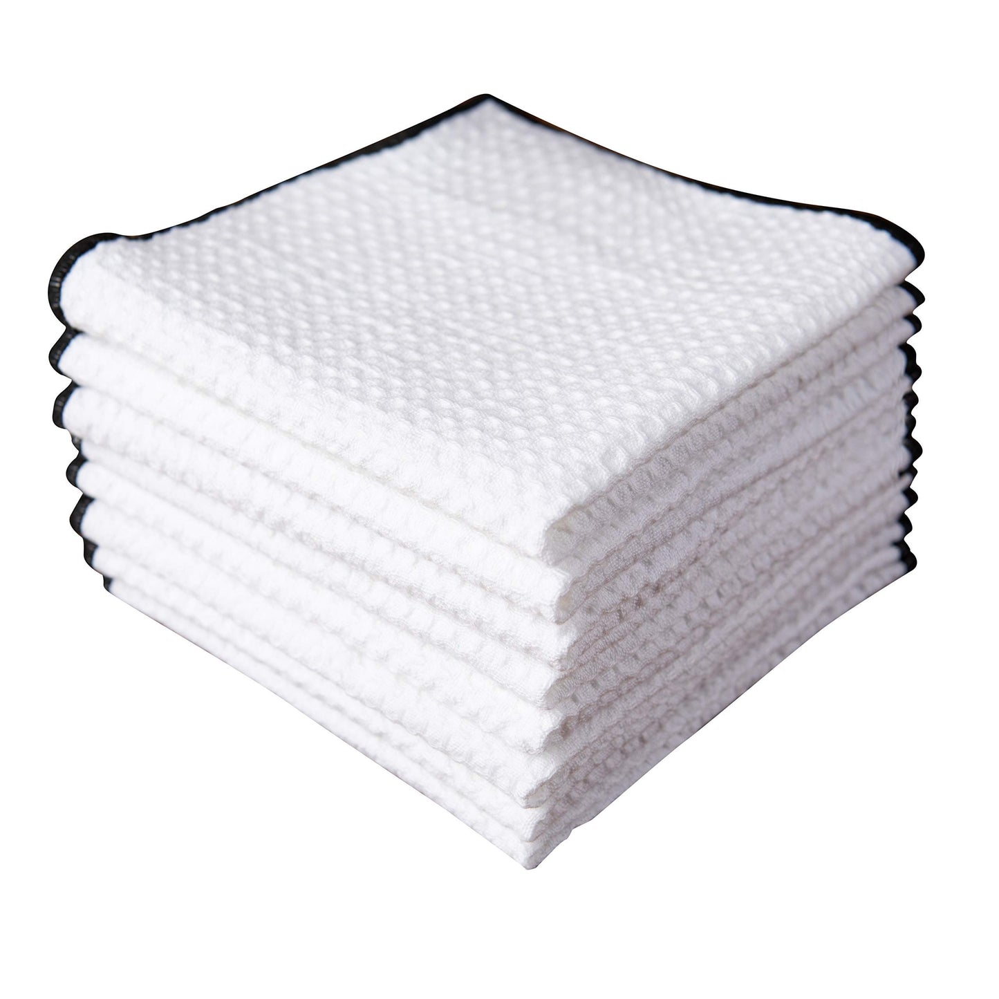 Interieur en Glasdoek Wit Wafel Geweven 45x65cm - per stuk