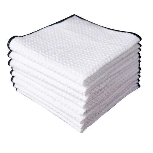 Interieur en Glasdoek Wit Wafel Geweven 45x65cm - per stuk
