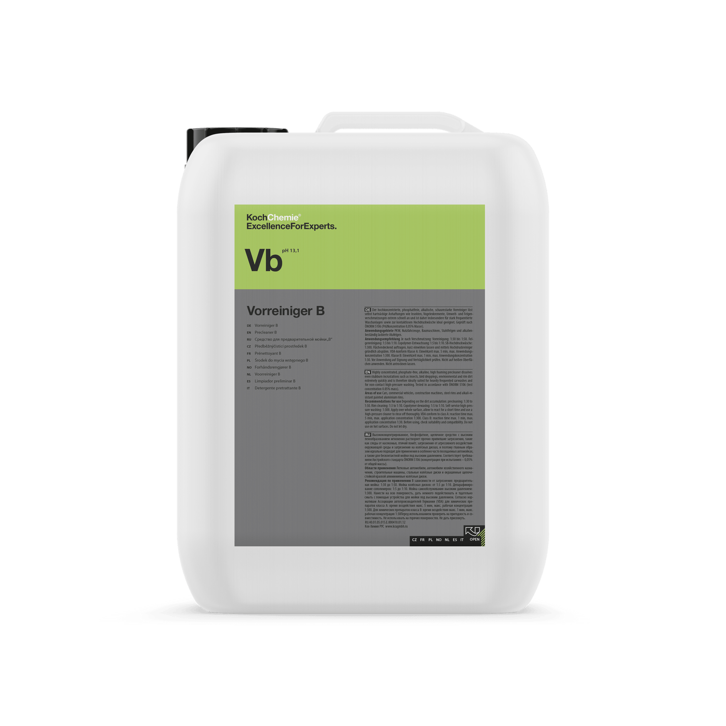 Koch Chemie Vorreiniger B - 5 liter / 10 liter / 20 liter